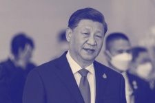 China's President Xi Jinping in a suit and tie 